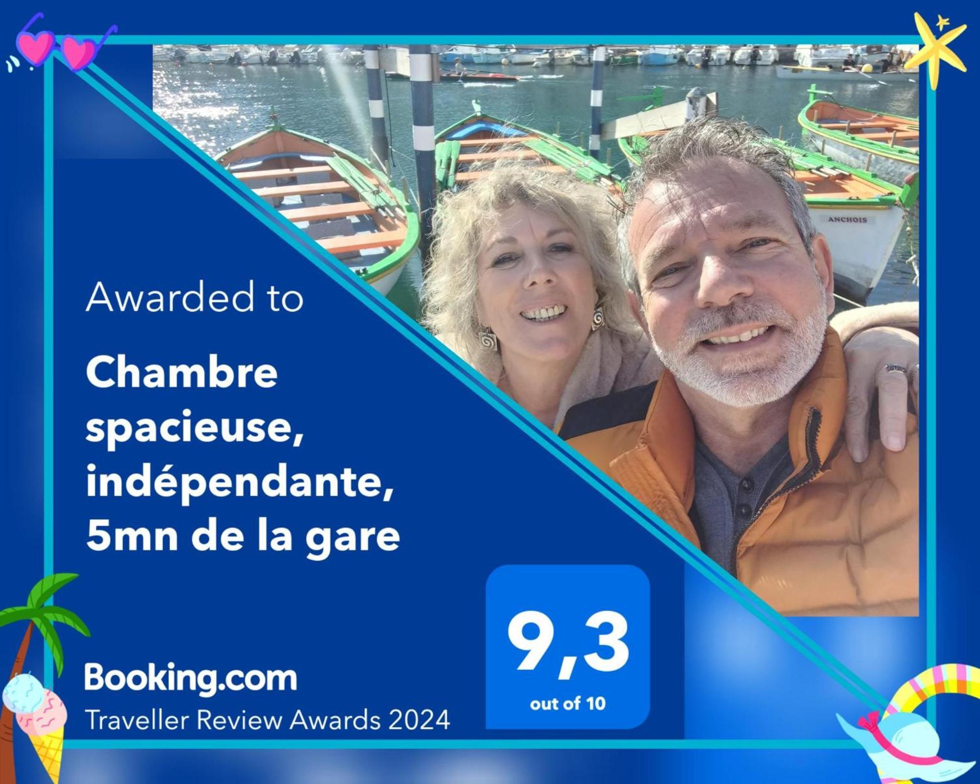 Chambre Spacieuse, Independante, 700M De La Gare Narbona Esterno foto